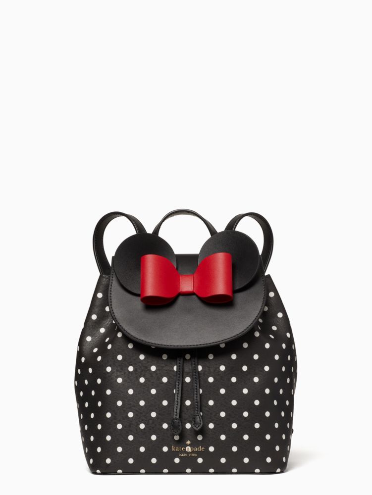 Kate Spade,disney x kate spade new york minnie mouse backpack,backpacks & travel bags,Black Multi