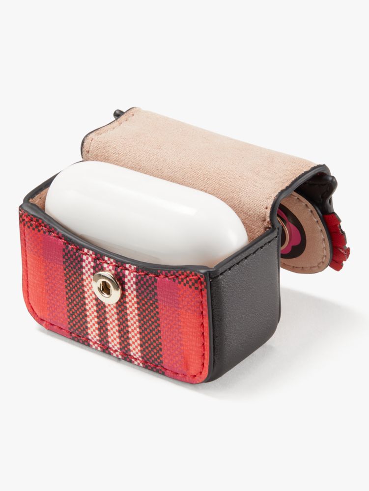 Kate Spade,blinx foliage plaid airpods pro case,