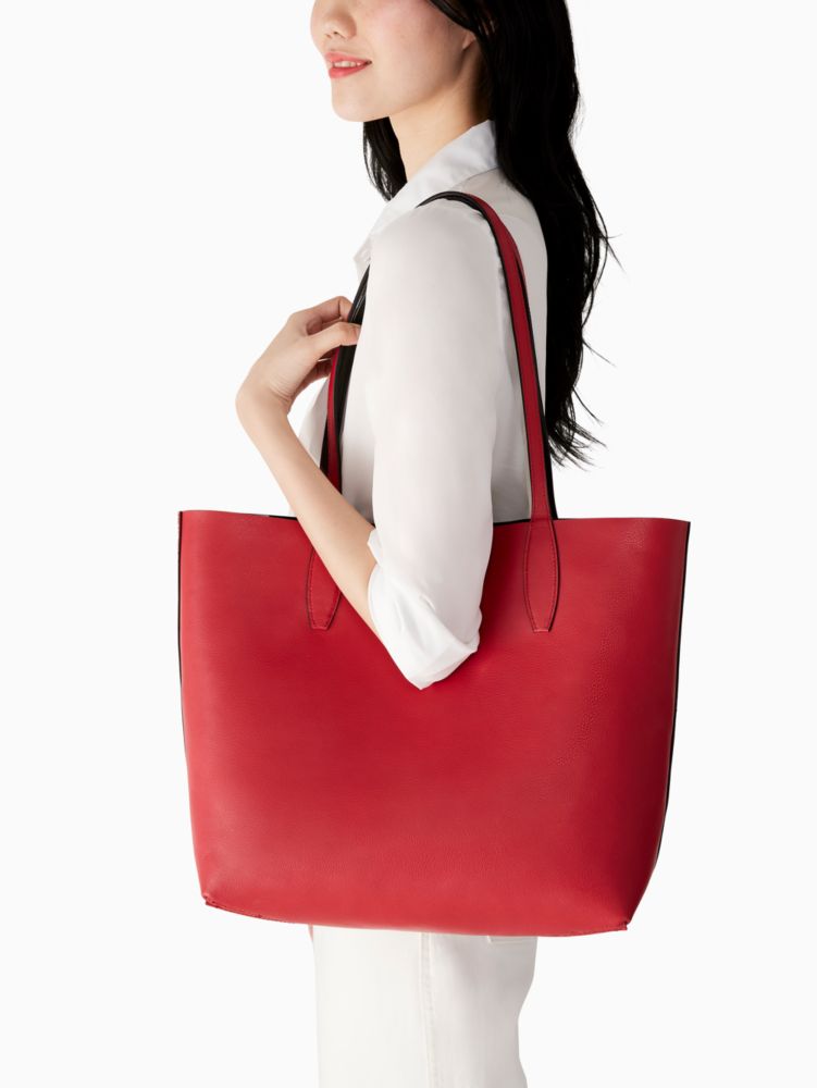 Kate Spade,flutter hearts large reversible tote,tote bags,