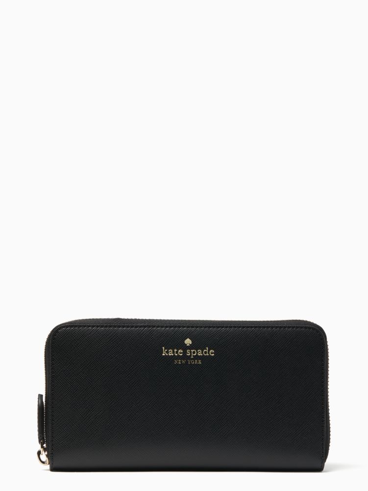 Kate Spade,brynn large continental wallet,60%,Black