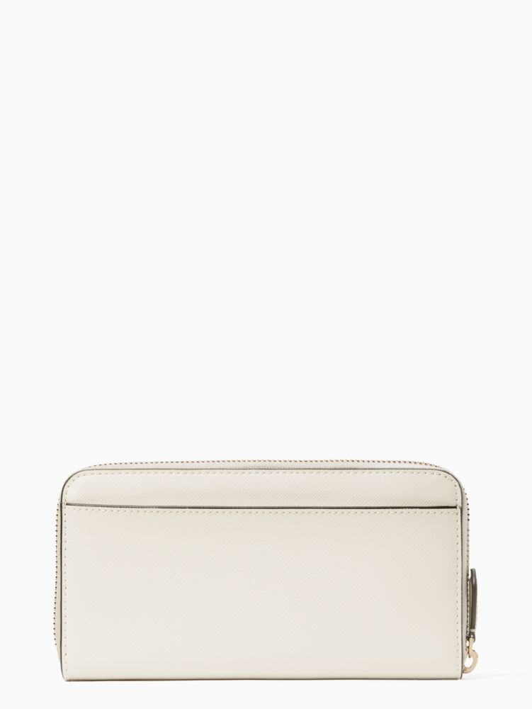 Kate Spade,brynn large continental wallet,60%,Parchment