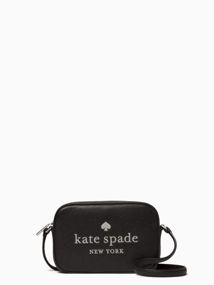 kate spade glitter on mini camera bag