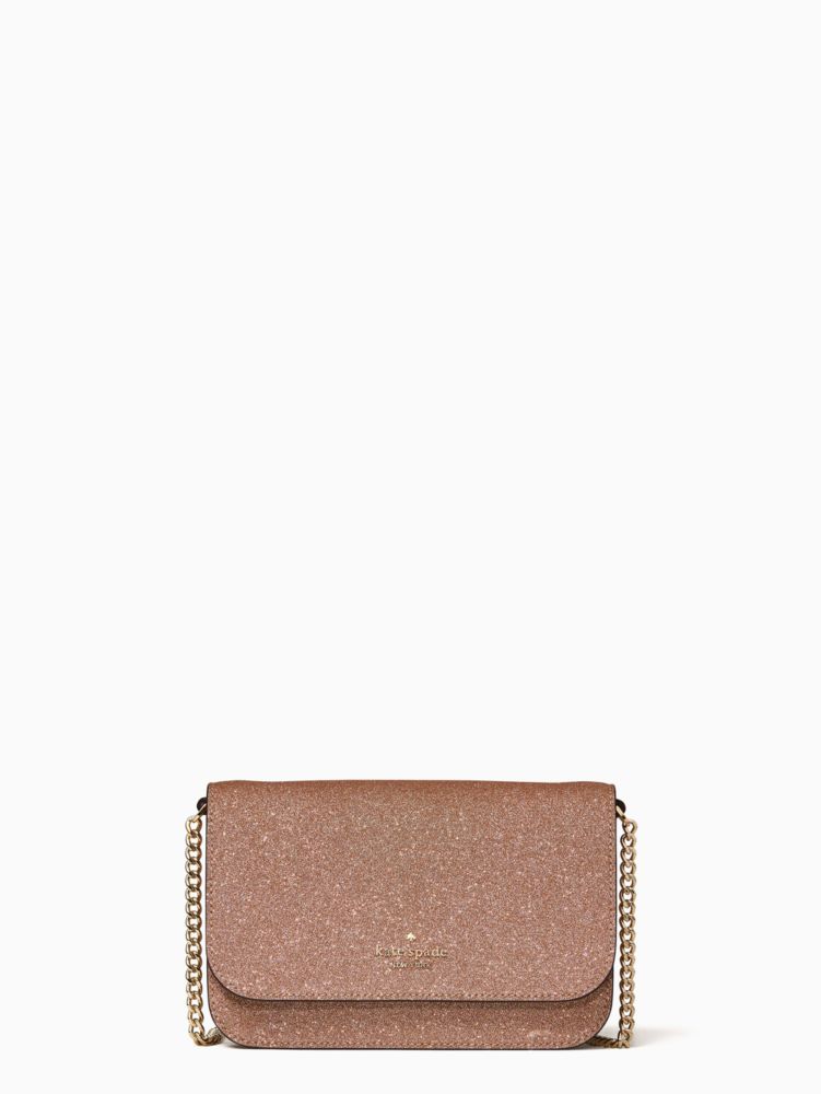 Kate spade gold crossbody on sale purse