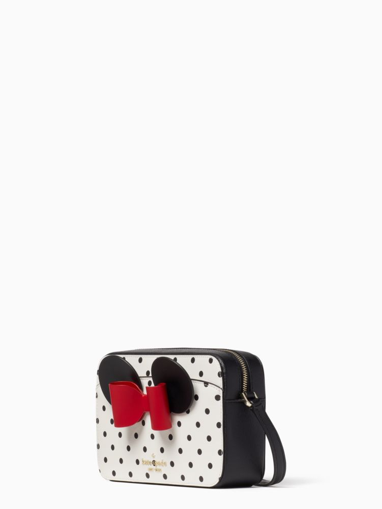 Kate Spade,disney x kate spade new york minnie mouse camera bag,crossbody bags,White Multi