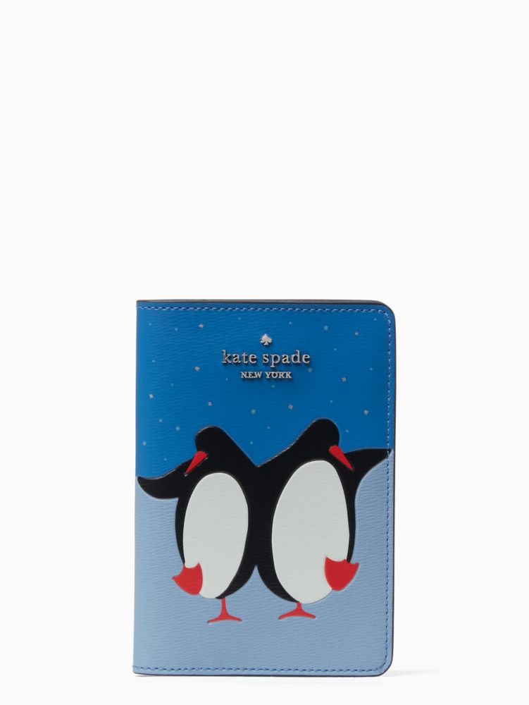 Arctic Friends Penguin Passport Holder | Kate Spade Outlet