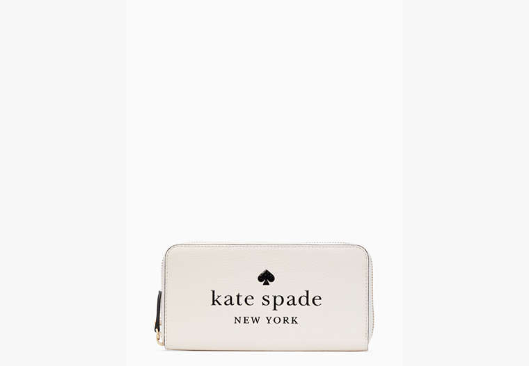 Kate Spade,ella large continental wallet,Parchment
