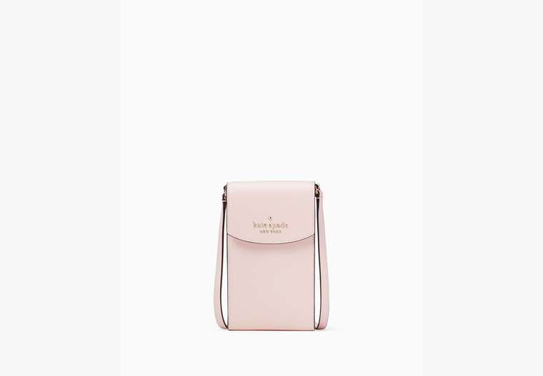 Kate Spade,Staci North South Flap Crossbody,Chalk Pink image number 0