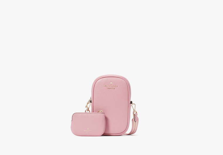 Kate Spade,Rosie North South Crossbody,Bright Carnation image number 0