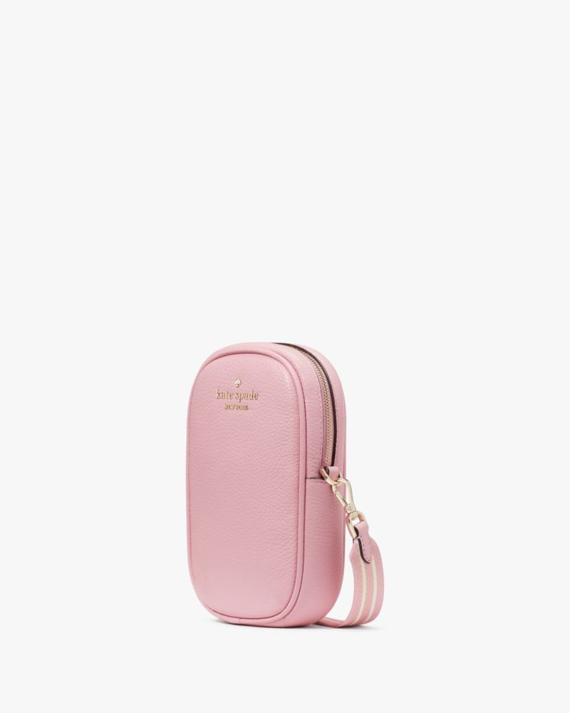 Kate Spade,ロージー ノース サウス ジップ フォン クロスボディ,テック,ブライト カーネーション