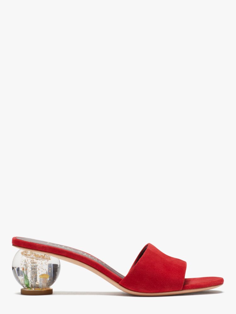 Polished slide sandals kate spade new arrivals