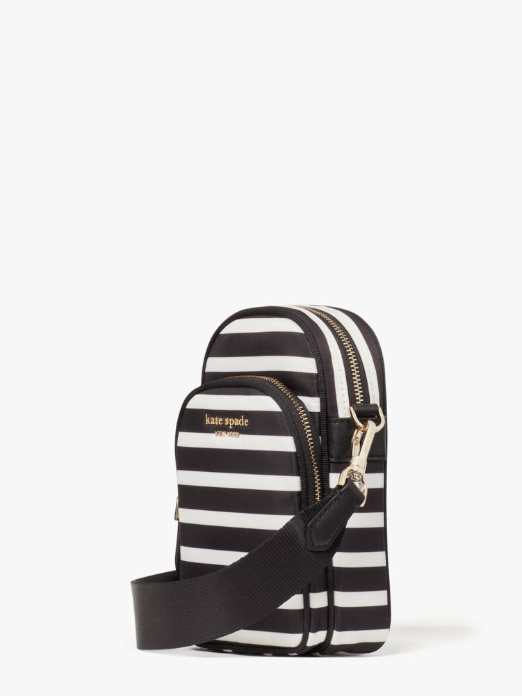 Kate Spade,The Little Better Sam Hill Stripe North South Phone Crossbody,