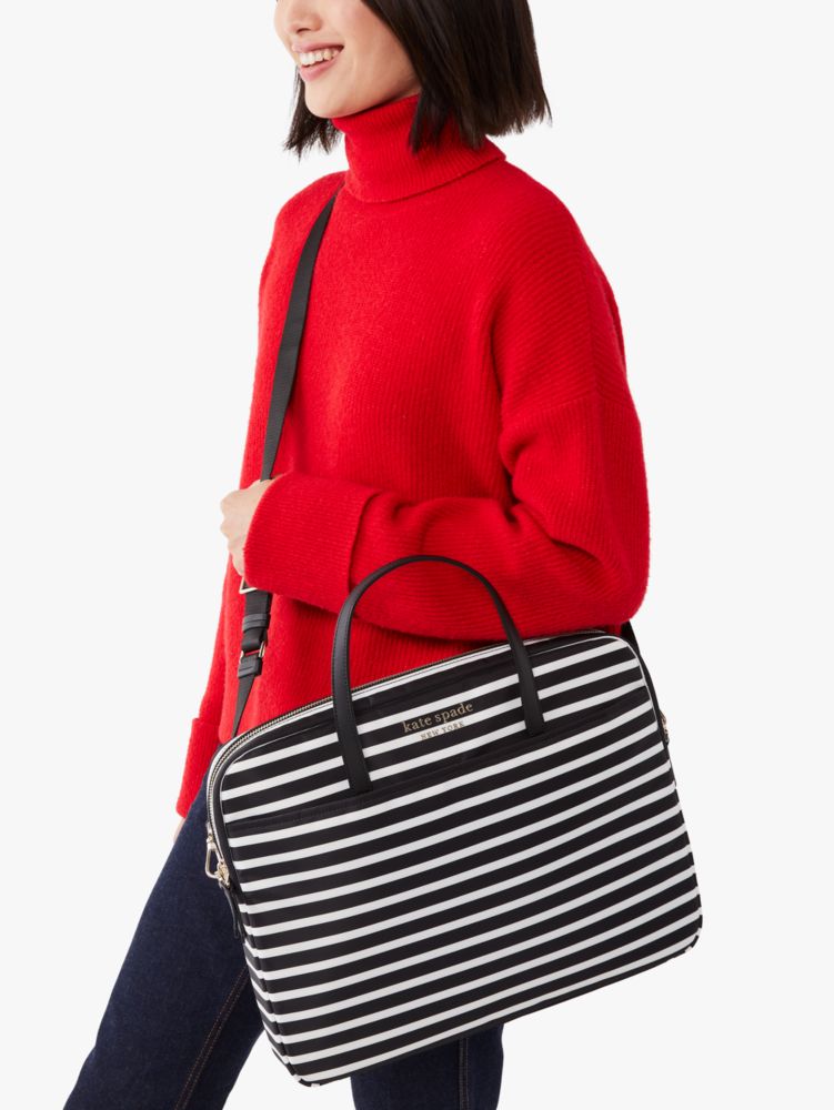 The Little Better Sam Hill Stripe Universal Laptop Bag Kate