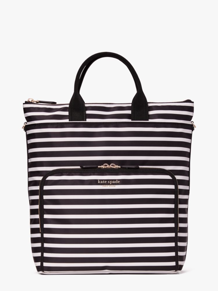 Kate spade striped online diaper bag