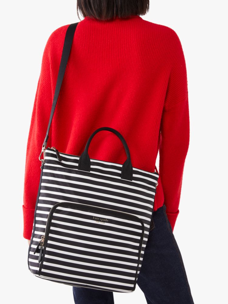 Kate Spade,The Little Better Sam Hill Stripe Convertible Backpack,