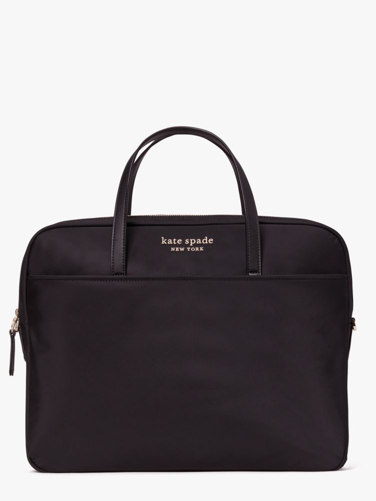 Kate Spade,The Little Better Sam Nylon Universal Laptop Bag,laptop bags,Work,Black