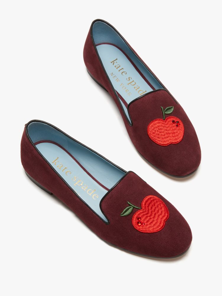 Kate spade hot sale red loafers