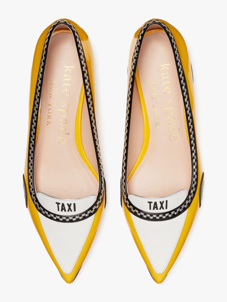 Kate spade yellow sales taxi shoes