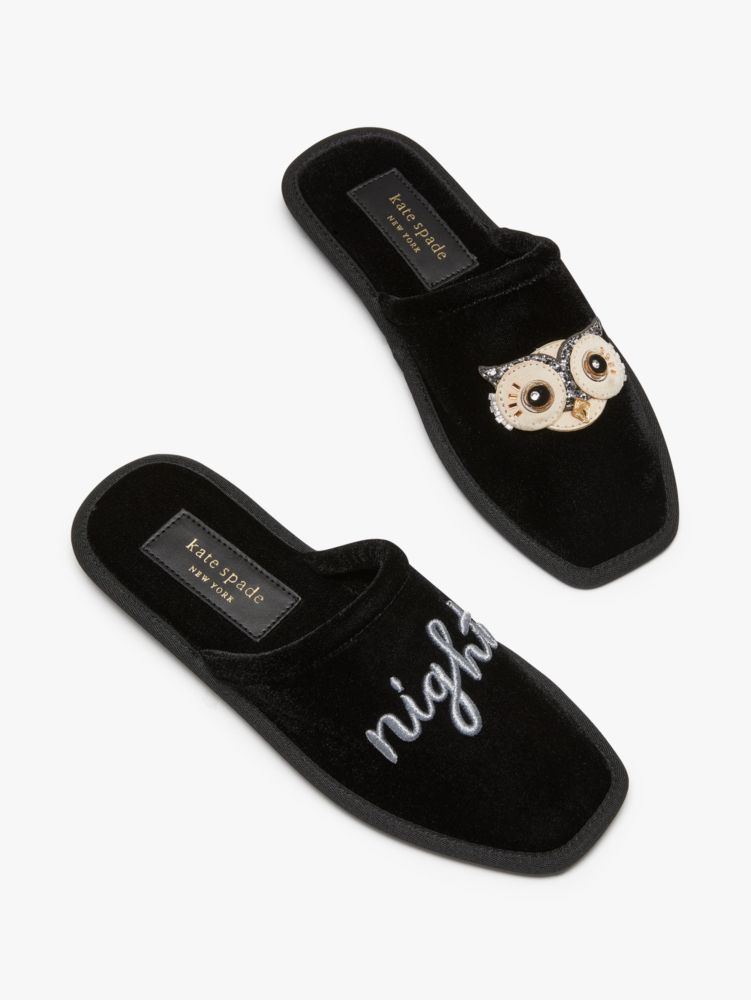 Kate Spade,hoo hoo slippers,flats,