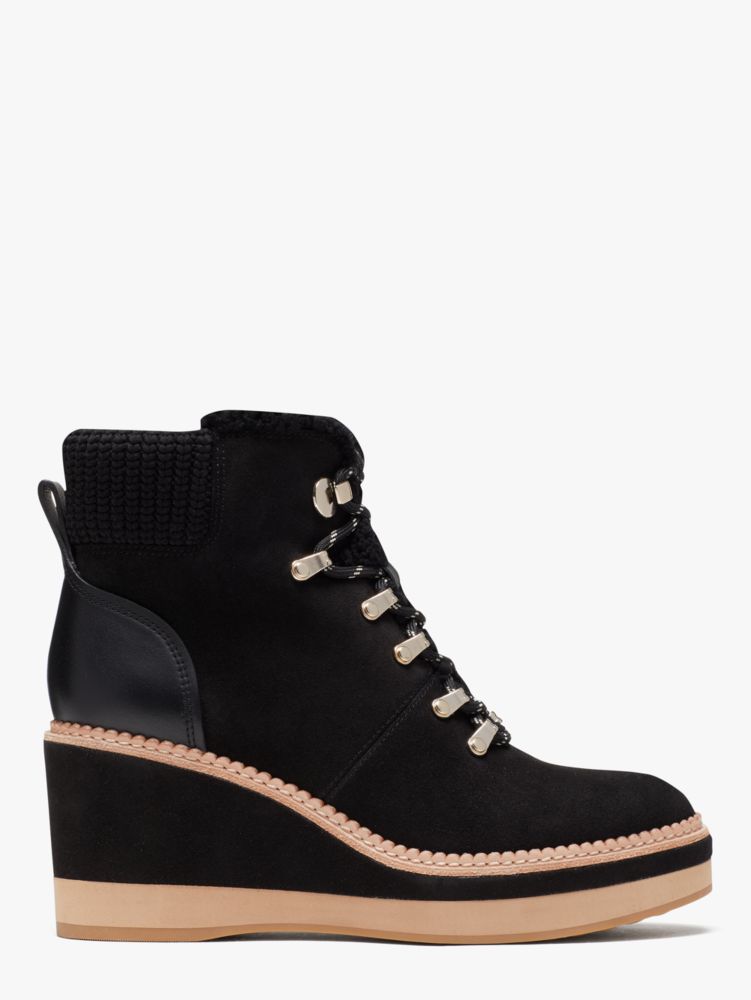 Kate Spade,Willow Wedge Booties,boots,Casual,Black