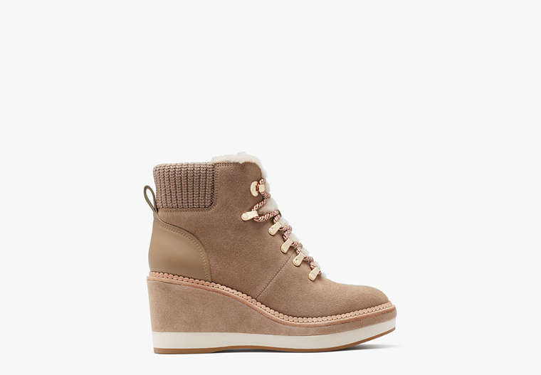 Kate Spade,Willow Wedge Booties,boots,Casual,Rustic Brown image number 0