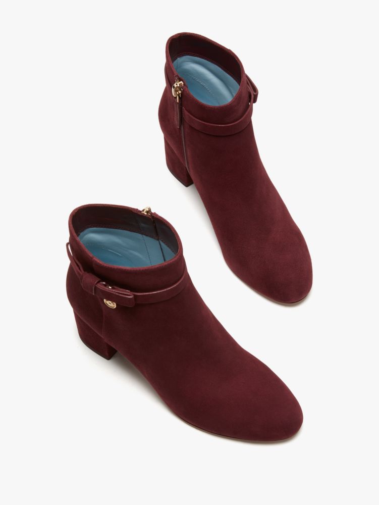 Kate Spade,delina booties,boots,Grenache