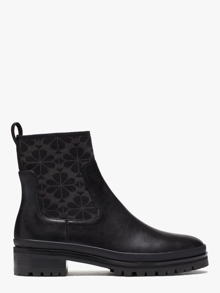 Kate spade black clearance boots