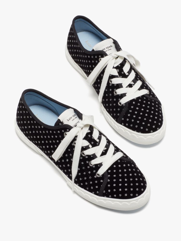 Kate spade white hot sale tennis shoes