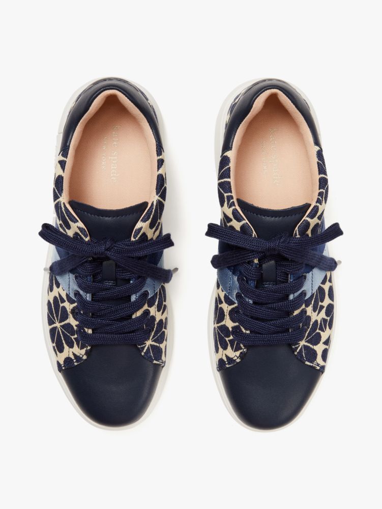 Kate Spade,ケズウィック スニーカー,シューズ,ライトトープ/ネイビー