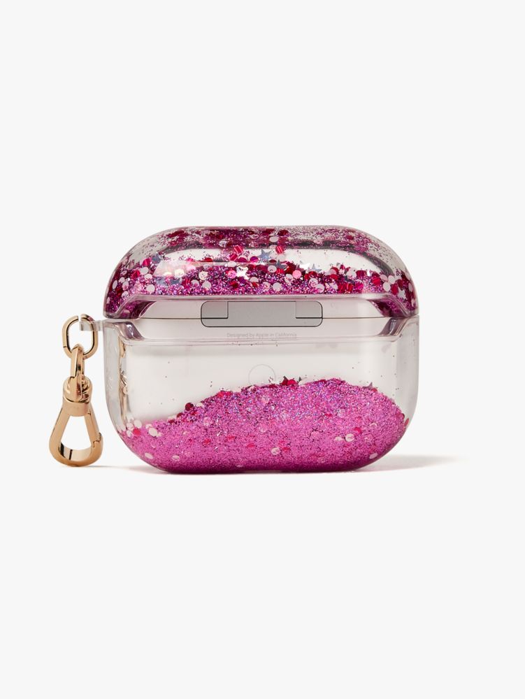 Kate Spade,Liquid Glitter Airpods Pro Case,