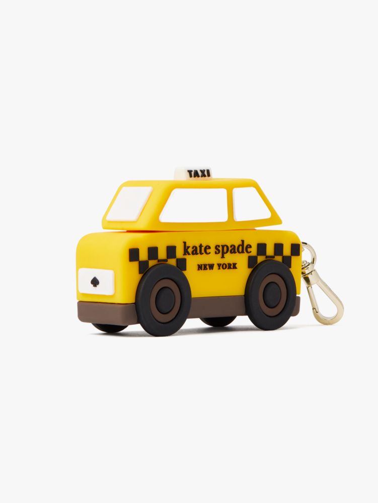 Kate Spade,on a roll taxi airpods pro case,Yellow Multi