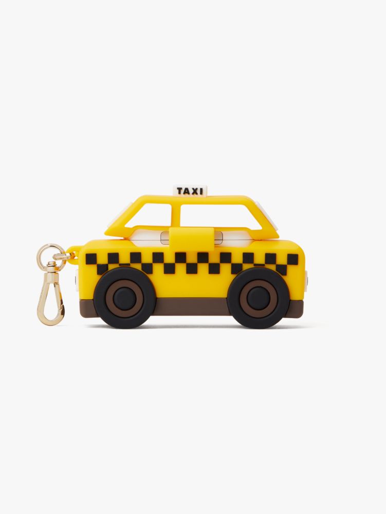 Kate Spade,on a roll taxi airpods pro case,Yellow Multi