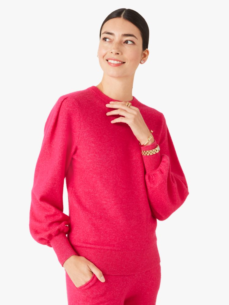 Kate Spade,dream sweater,sweaters,Pink Jewel