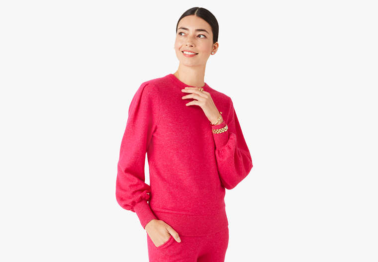 Kate Spade,dream sweater,sweaters,Pink Jewel