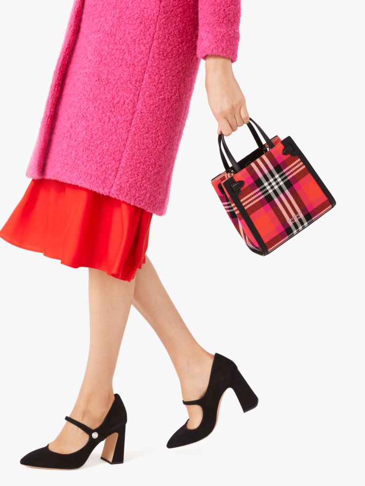 Kate Spade,lane plaid small satchel,crossbody bags,Small,