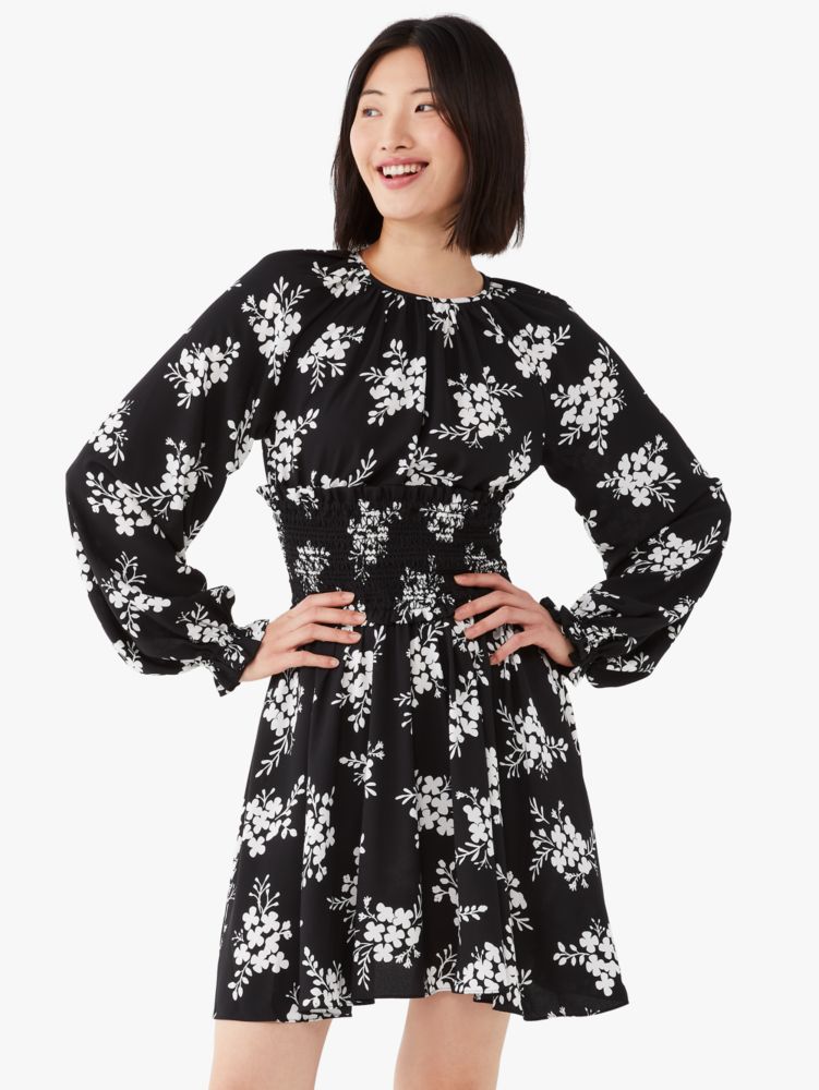 Kate Spade,Floral Clusters Fit-and-flare Dress,