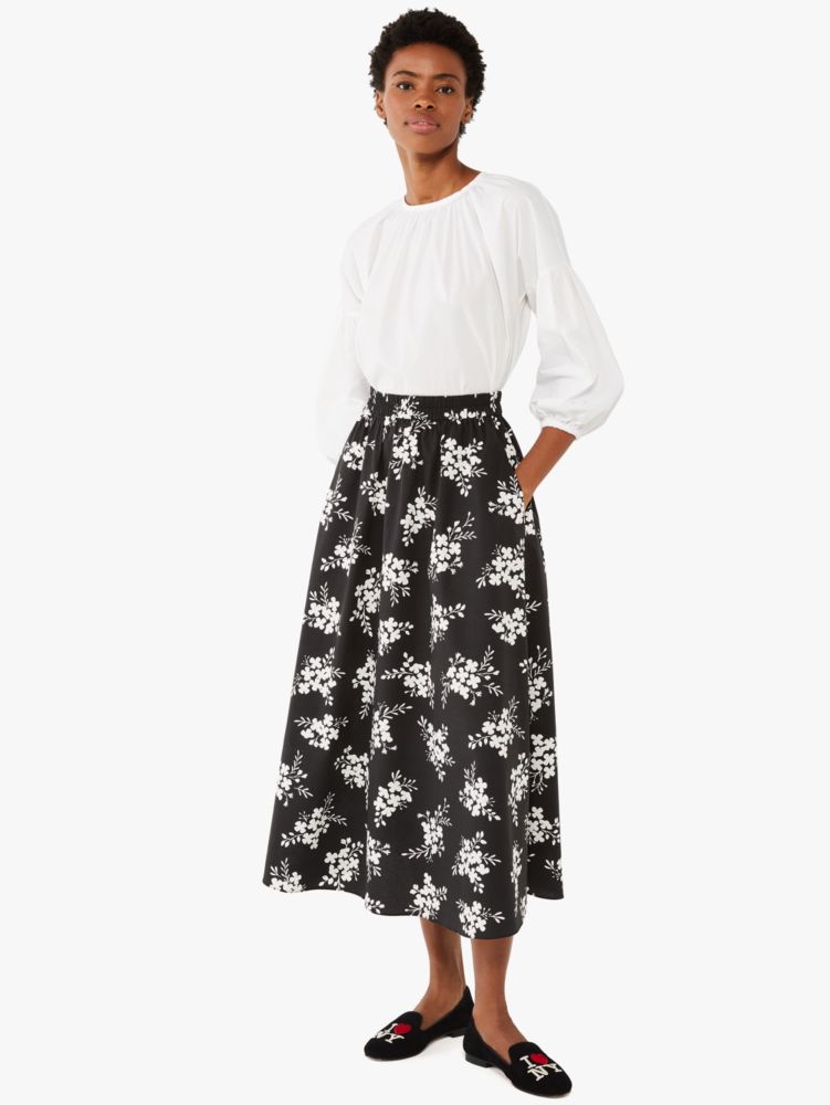 Kate Spade,poplin around town top,French Cream