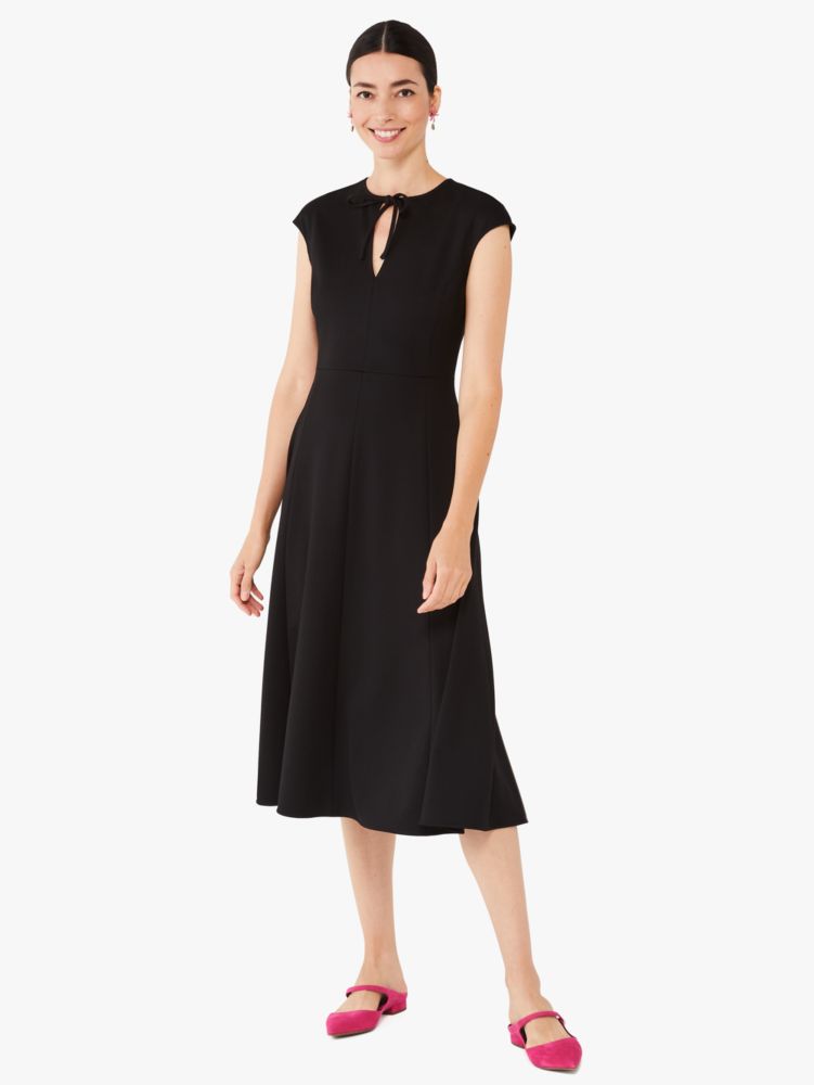 Kate Spade,Ponte Tie Keyhole-neck Dress,