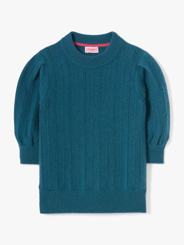Kate Spade,Cashmere Puff-sleeve Sweater,