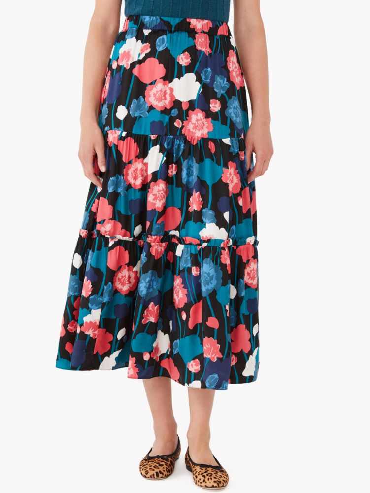 Viney Floral Tiered Skirt | Kate Spade BE