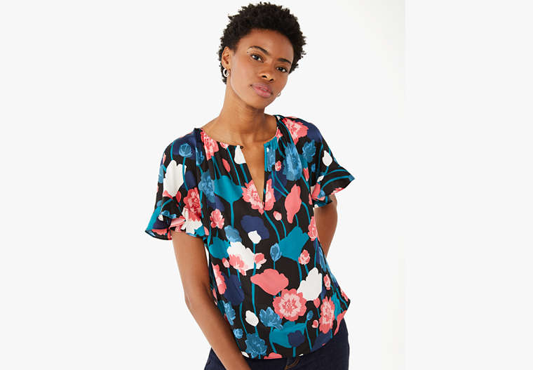 Viney Floral Martini Top, , Product