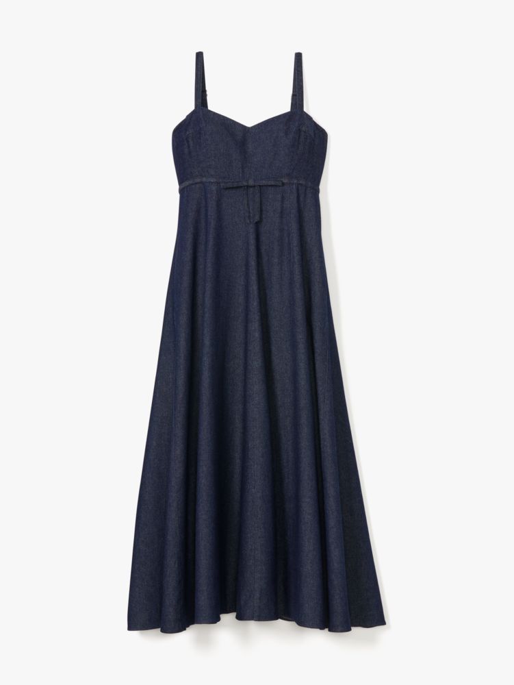 Kate Spade,Denim Bow-waist Dress,