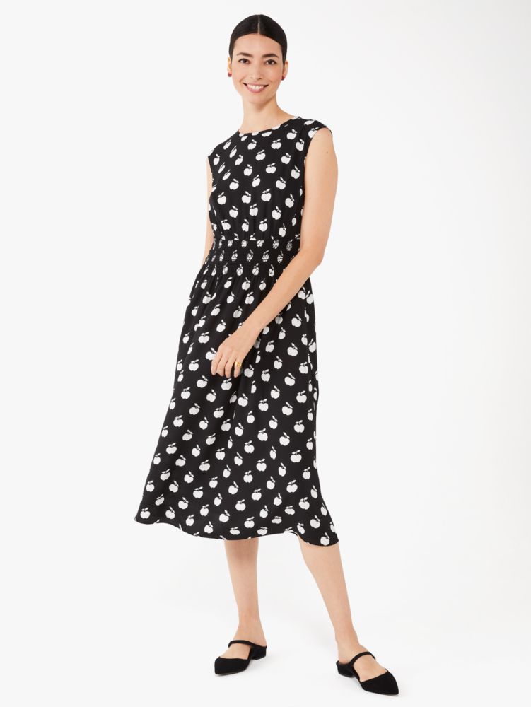 Apple Toss Smocked Waist Dress | Kate Spade New York