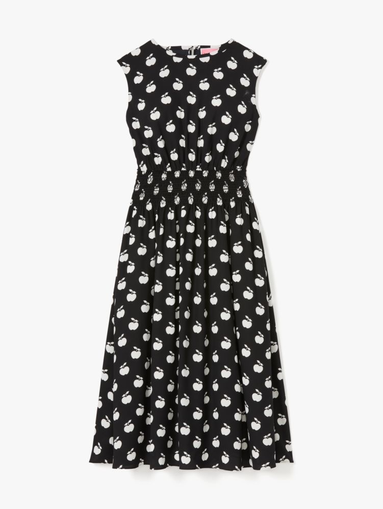 Apple Toss Smocked Waist Dress | Kate Spade New York