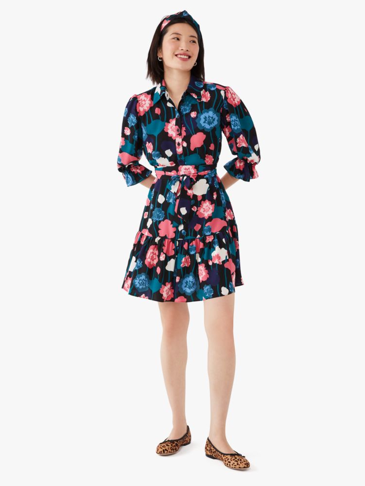 Viney Floral Fluid Shirtdress | Kate Spade New York