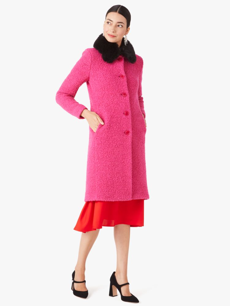 Kate spade wool blend on sale coat