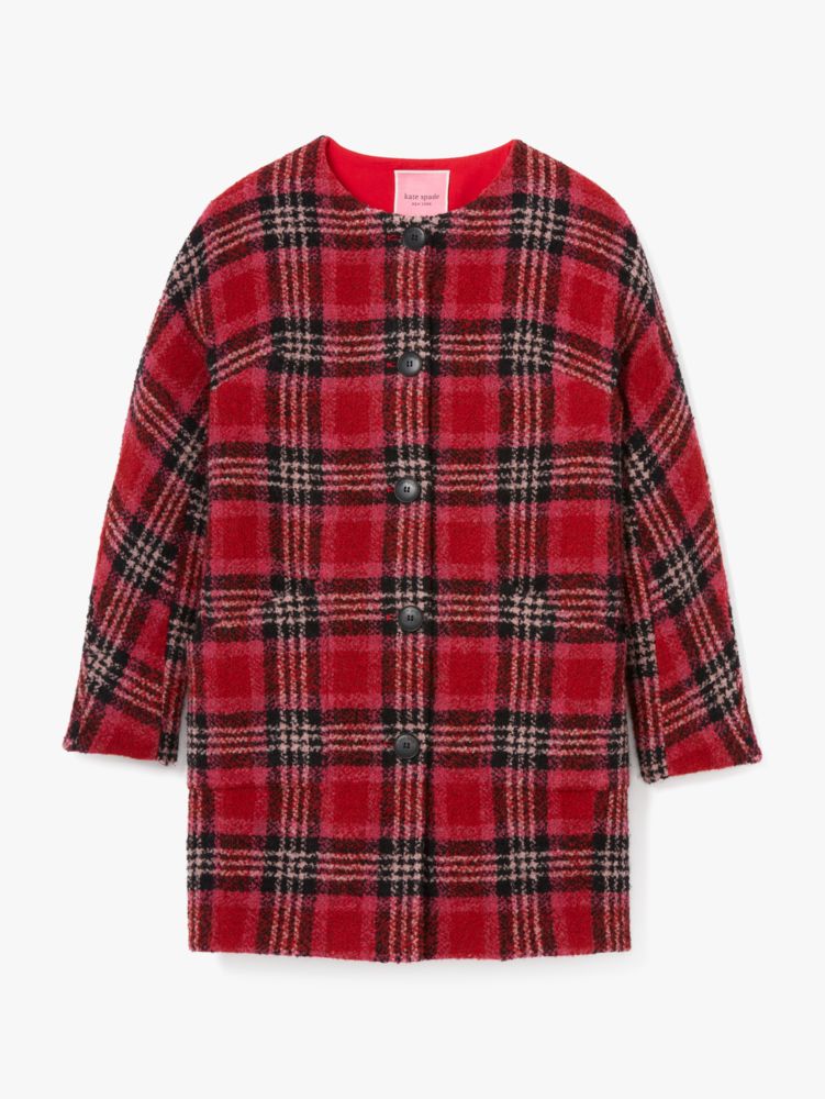 Foliage Plaid Sugarcoat Topper | Kate Spade New York | Kate Spade New York