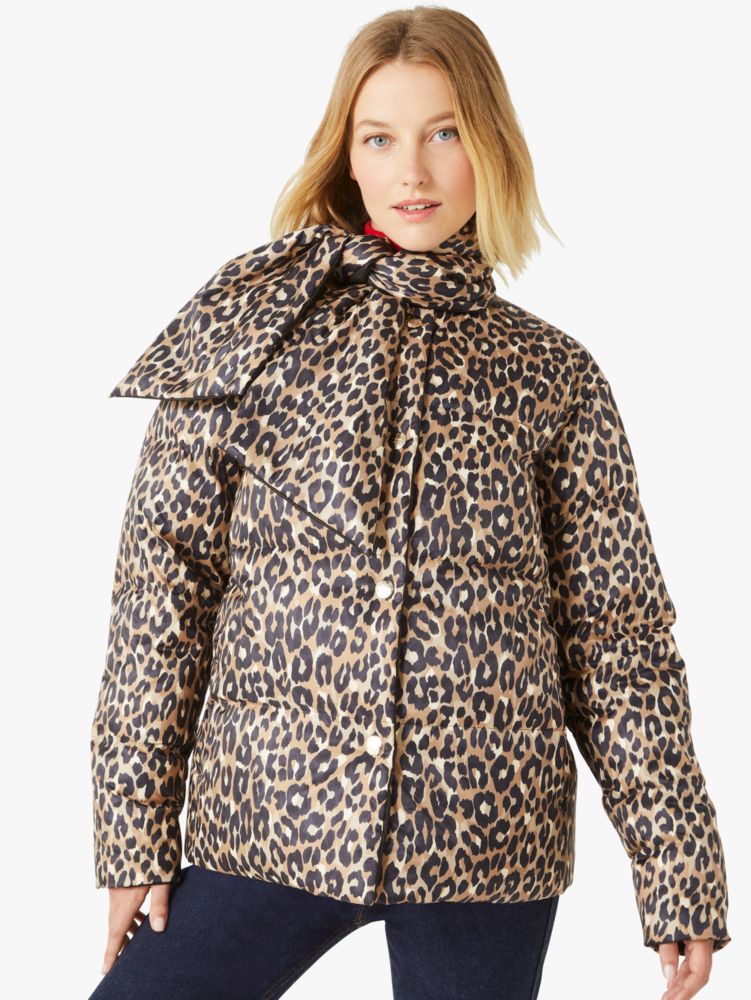 Kate Spade,leopard central parka,jackets & coats,60%,