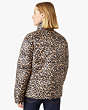 Kate Spade,leopard central parka,jackets & coats,60%,Silt