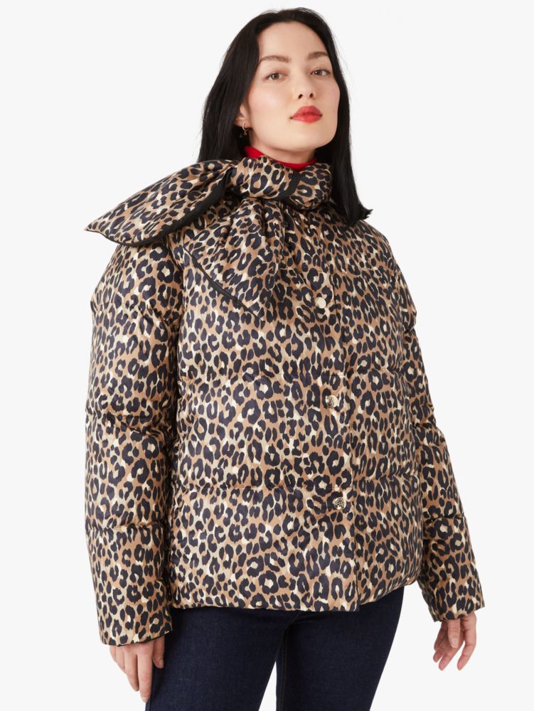 Kate Spade,Leopard Central Parka,