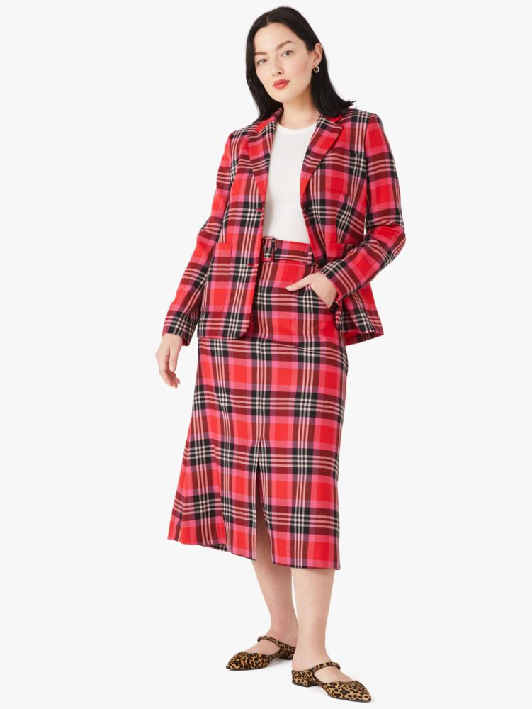 Foliage Plaid Blazer | Kate Spade New York | Kate Spade New York